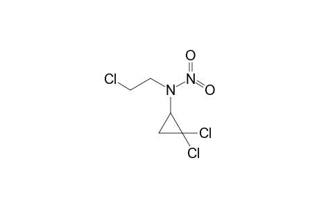 2,2-Dichloro-1-[N-(2'-chloroethyl)-N-nitroamino]cyclopropane