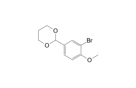 2-(3-bromanyl-4-methoxy-phenyl)-1,3-dioxane