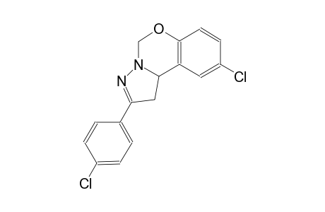 pyrazolo[1,5-c][1,3]benzoxazine, 9-chloro-2-(4-chlorophenyl)-1,10b-dihydro-