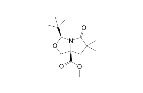 (3S,7aR)-3-tert-Butyl-1,6,7,7a-tetrahydro-6,6-dimethyl-5-oxopyrrolo[1,2-c]oxazolidine-7a-carboxylic acid 7a-methyl ester