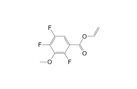 Vinyl 3-methoxy-2,4,5-trifluorobenzoate