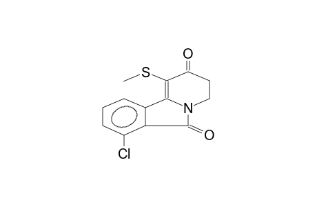 7-CHLORO-1-METHYLTHIO-2,3-DIHYDRO-4H-BENZOINDOLIZIN-2,6-DIONE