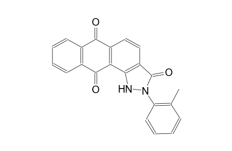 2-(2-methylphenyl)-1H-naphtho[2,3-g]indazole-3,6,11(2H)-trione