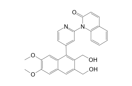 2,3-Bis(hydroxymethyl)-6,7-dimethoxy-1-[2-2(1H)-quinolon-1-yl)-4-pyridyl]naphthalene