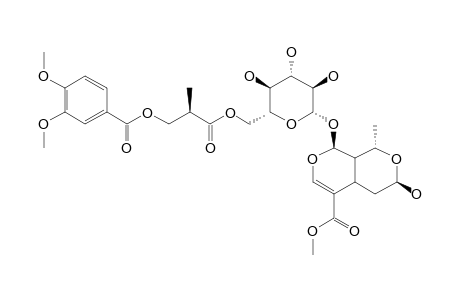 6'-O-[(2R)-METHYL-3-VERATROYLOXYPROPANOYL]-7-ALPHA-MORRONISIDE