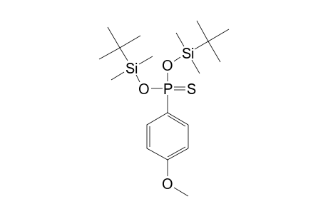 O,O-BIS-(TERT.-BUTYLDIMETHYLSILYL)-(4-METHOXYPHENYL)-PHOSPHONOTHIOATE