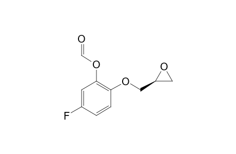 5-Fluoro-2-[(2S)-oxiran-2-ylmethoxy]phenyl formate
