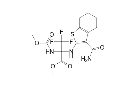 alanine, N-[3-(aminocarbonyl)-4,5,6,7-tetrahydrobenzo[b]thien-2-yl]-3,3,3-trifluoro-2-[(methoxycarbonyl)amino]-, methyl ester