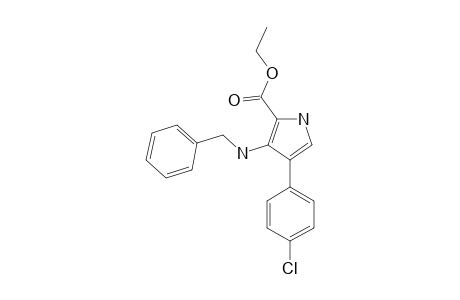 3-(benzylamino)-4-(4-chlorophenyl)-1H-pyrrole-2-carboxylic acid ethyl ester