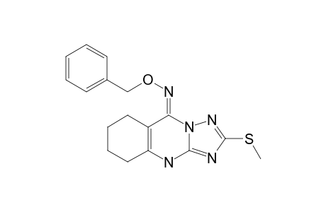 (E)-BENZYLOXIMINO-2-METHYLTHIO-6,7,8,9-TETRAHYDRO-(10H)-[1,2,4]-TRIAZOLO-[5,1-B]-QUINAZOLINE