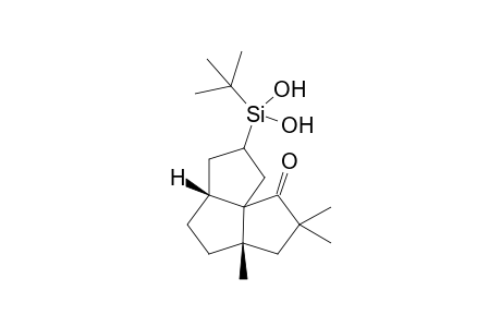 (3a,5a,8a)-7-tert-Butyldihydroxysilyl-2,2,3a-trimethyldecahydrocyclopenta[c]pentalen-1-one