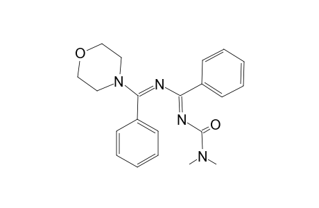 2-(Dimethylamino)-6-(1'-morpholino)-4,6-diphenyl-1-oxa-3,5-diazahexatriene