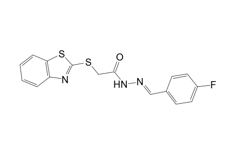 (Benzothiazol-2-ylsulfanyl)acetic acid, (4-fluorobenzylidene)hydrazide
