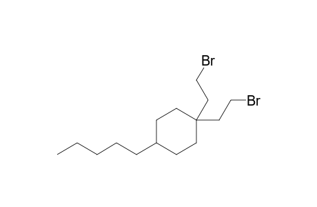 1,1-bis(2'-Bromoethyl)-4-pentylcyclohexane