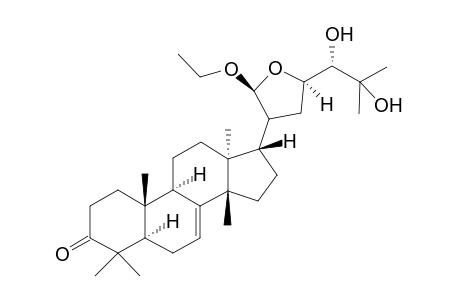 (21R,23R)-Epoxy-21-.beta.-ethoxy-24S,25-dihydroxy-apotirucalla-7-en-3-one