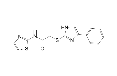 acetamide, 2-[(4-phenyl-1H-imidazol-2-yl)thio]-N-(2-thiazolyl)-