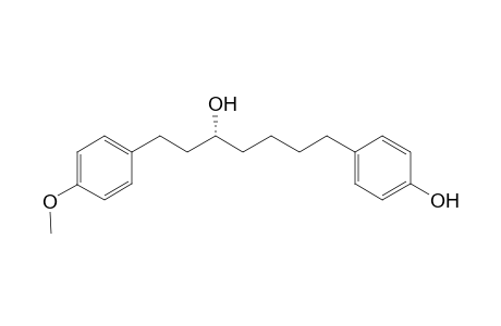 (-)-4-[ (5R)-5-Hydroxy-7-(4-methoxyphenyl)heptyl]phenol