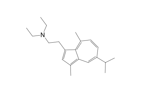 N,N-diethyl-2-(1-guaiazulenyl)ethanamine