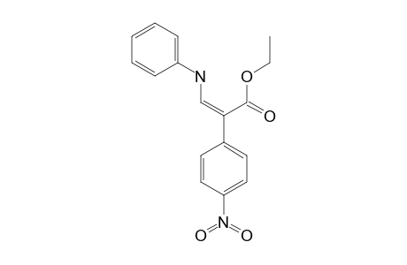 ETHYL-2-(4-NITROPHENYL)-3-(PHENYLAMINO)-ACRYLATE