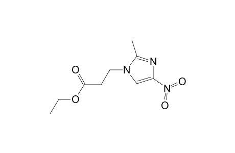 1H-Imidazole-1-propanoic acid, 2-methyl-4-nitro-, ethyl ester