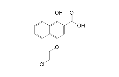 4-(2-Chloroethoxy)-1-hydroxy-2-naphthoic acid