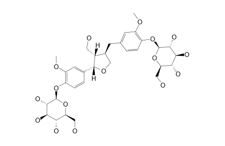 7S,8R,8'R-(-)-LARICIRESINOL-4,4'-BIS-O-BETA-D-GLUCOPYRANOSIDE