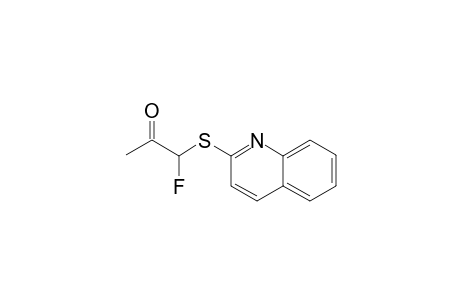 1-FLUORO-1-(2-QUINOLYLTHIO)-2-PROPANONE