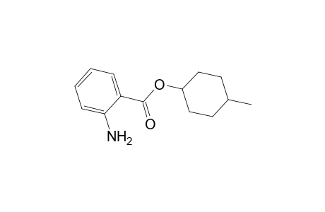 Benzoic acid, 2-amino-, 4-methylcyclohexyl ester