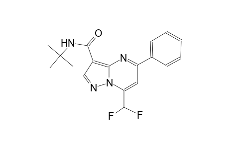 N-(tert-butyl)-7-(difluoromethyl)-5-phenylpyrazolo[1,5-a]pyrimidine-3-carboxamide