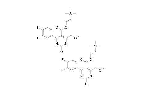 2-(TRIMETHYLSILYL)-ETHYL-4-(3,4-DIFLUOROPHENYL)-6-(METHOXYMETHYL)-2-OXO-1,2,3,4-TETRAHYDRO-PYRIMIDINE-5-CARBOXYLATE