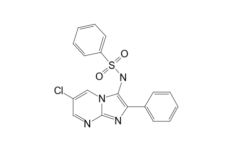 N-(6-CHLORO-2-PHENYL-IMIDAZO-[1,2-ALPHA]-PYRIMIDIN-3-YL)-BENZENESULFONAMIDE