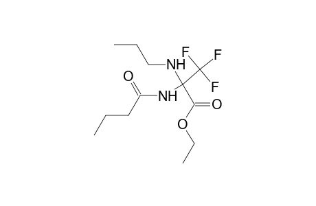 Ethyl 2-(butyrylamino)-3,3,3-trifluoro-2-(propylamino)propanoate