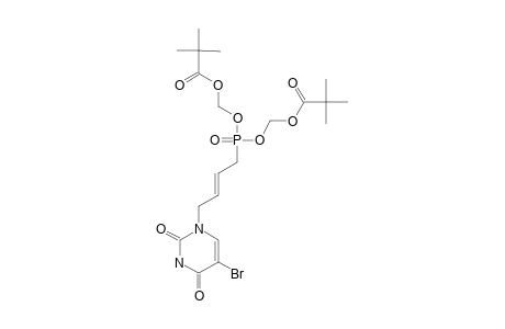 N-(1)-[(E)-4-BIS-(PIVALOYLOXYMETHYL)-PHOSPHINYL-2-BUTENYL]-5-BROMOURACIL