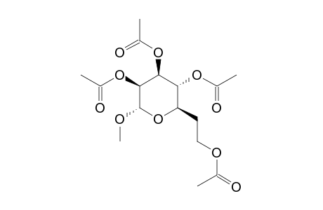 TETRA-O-ACETYL-METHYL-6-DEOXY-ALPHA-D-MANNO-HEPTOPYRANOSIDE