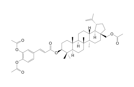 3.beta.-(3',4'-Diacetoxycinnamyloxy)-lup-20(29)-en-28-yl-acetate