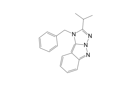 2-ISOPROPYL-1-BENZYL-1H-1,2,4-TRIAZOLO-[2,3-B]-INDAZOLE