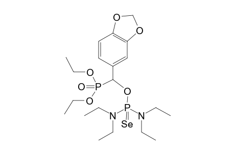 N-[[1,3-benzodioxol-5-yl(diethoxyphosphoryl)methoxy]-(diethylamino)phosphinoselenoyl]-N-ethyl-ethanamine