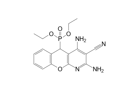 Diethyl (2,4-Diamino-3-cyano-5H-chromeno[2,3-b]pyridin-5-yl)-phosphonate