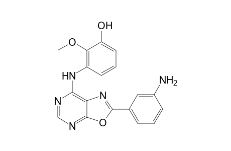 3-{[2'-(3"-Aminophenyl)-oxazolo[5,4-d]pyrimidin-7'-yl]amino}-2-methoxyphenol