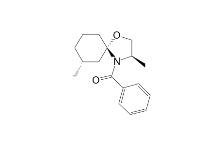 (3R,5S,7R)-4-Benzoyl-3,7-dimethyl-1-oxa-4-azaspiro[4.5]decane
