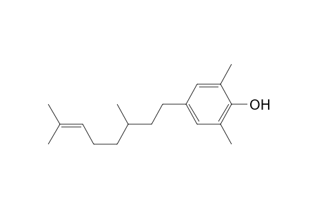 (+-)-2,6-Dimethyl-8-(3,5-dimethyl-4-hydroxyphenyl)-2-octene