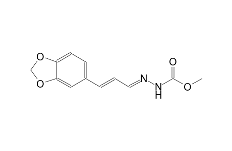 methyl (2E)-2-[(2E)-3-(1,3-benzodioxol-5-yl)-2-propenylidene]hydrazinecarboxylate