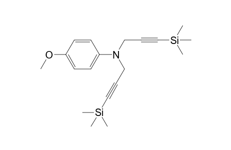 4-methoxy-N,N-bis(3-trimethylsilylprop-2-ynyl)aniline