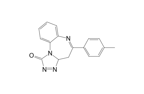 5-(4-methylphenyl)-3a,4-dihydro-[1,2,4]triazolo[4,3-a][1,5]benzodiazepin-1-one