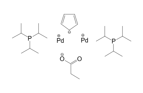 Mu-(Cyclopentadienyl)-Mu-propionato-bis(triisopropylphosphan)dipalladium(I)