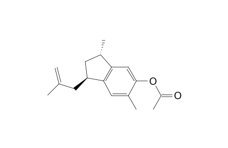 trans-1-(5-Acetoxy-3,6-dimethyl-1-indanyl)-2-methyl-2-propene