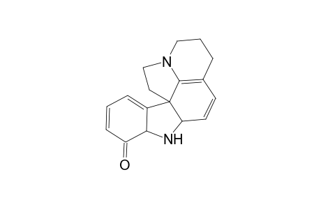 20,21-Dinoraspidospermidin-4-one, 2,3-didehydro-, (.+-.)-