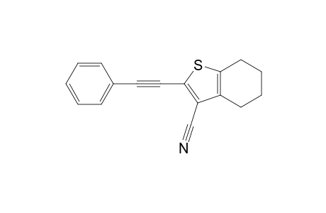 2-(Phenylethynyl)-4,5,6,7-tetrahydrobenzo[b]thiophene-3-carbonitrile
