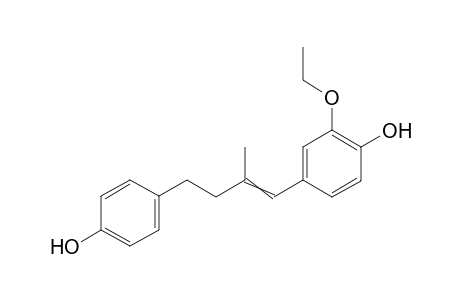 2-Ethoxy-4-(4-(4-hydroxyphenyl)-2-methylbut-1-enyl)phenol