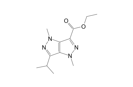 ETHYL-1,4-DIMETHYL-6-(PROPAN-2-YL)-1,4-DIHYDROPYRAZOLO-[4,3-C]-PYRAZOLE-3-CARBOXYLATE